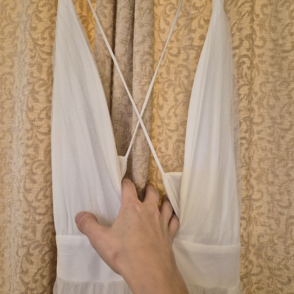 ☆ White maxi tool skirt dress by Amoris ☆ - Picture 3 of 6